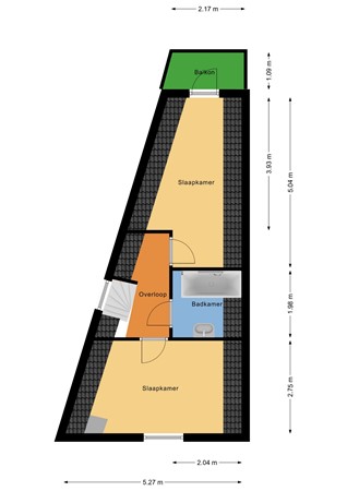 Floorplan - Nieuwe Binnenweg 452A, 3023 EZ Rotterdam